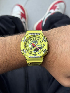 G-Shck Manga Amarillo Tablero Amarillo- Negro
