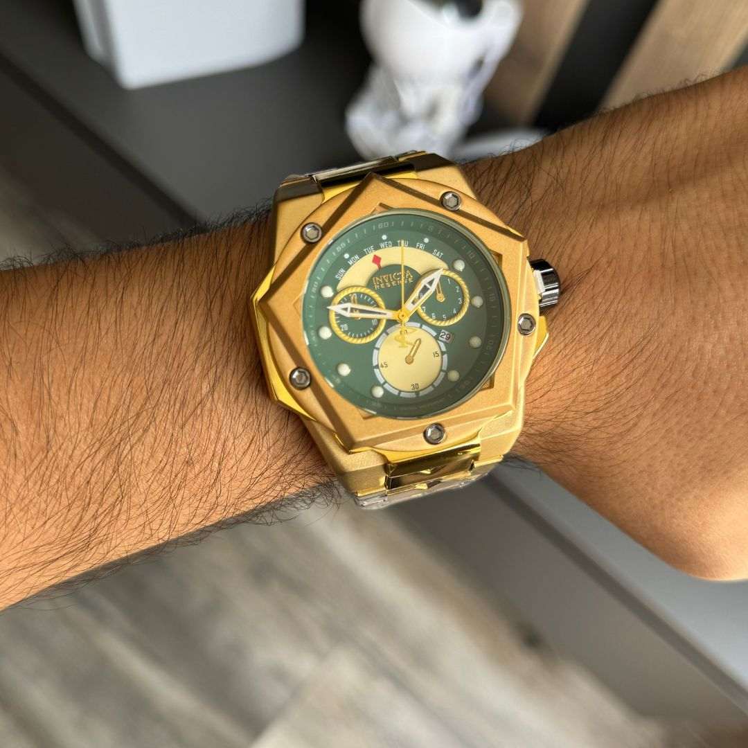 Invct Estrella Dorado Tablero verde