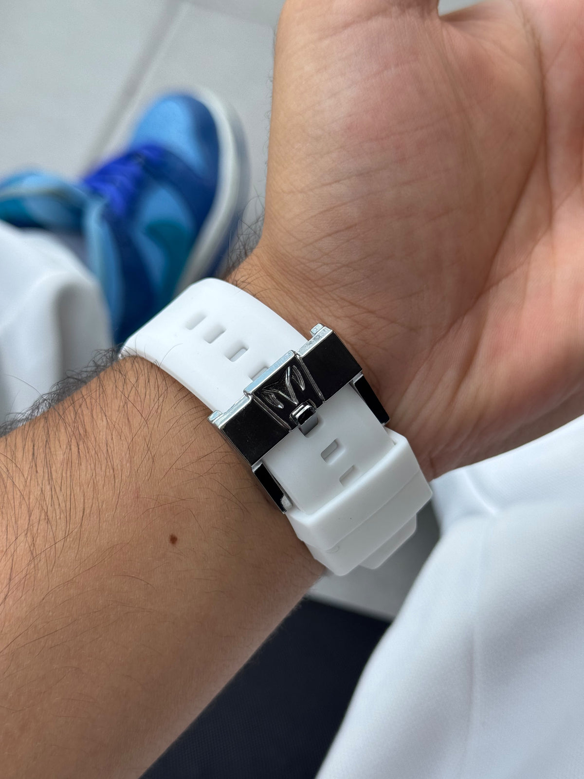 Tchmrn Cruise Black Goma Blanca Tablero Blanco Azul