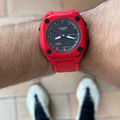 G-Shck Mudman Rojo Tablero Negro