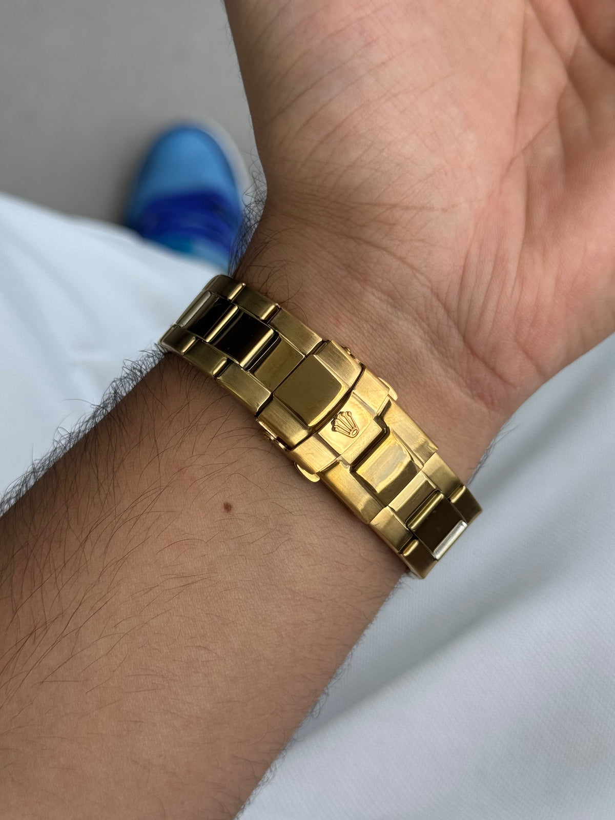 Rlx Oyster Perpetual 2026 metal Dorado - tablero Dorado / Naranja