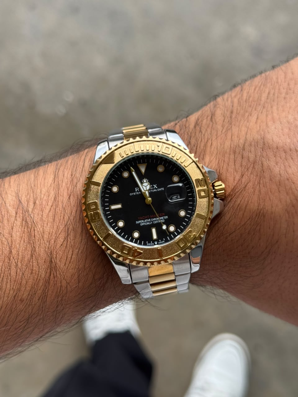 Rlx Master Bicolor Dorado Tablero Negro