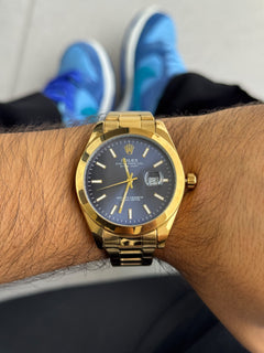 Rlx Pulido Dorado Tablero Azul
