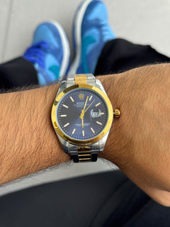 Rlx Pulido Bicolor Dorado Tablero Azul