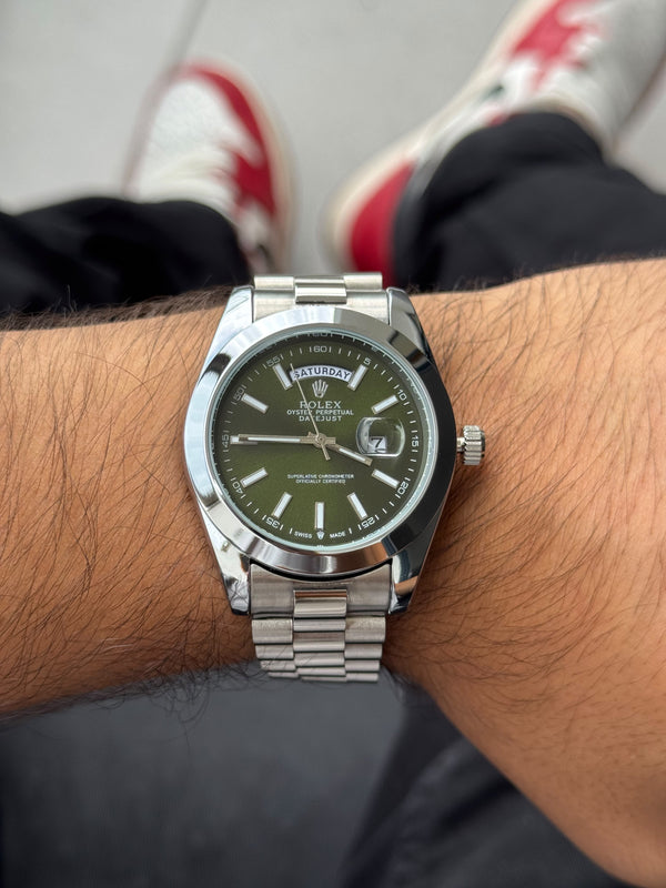 Rlx RSP Liso Plateado Tablero Verde