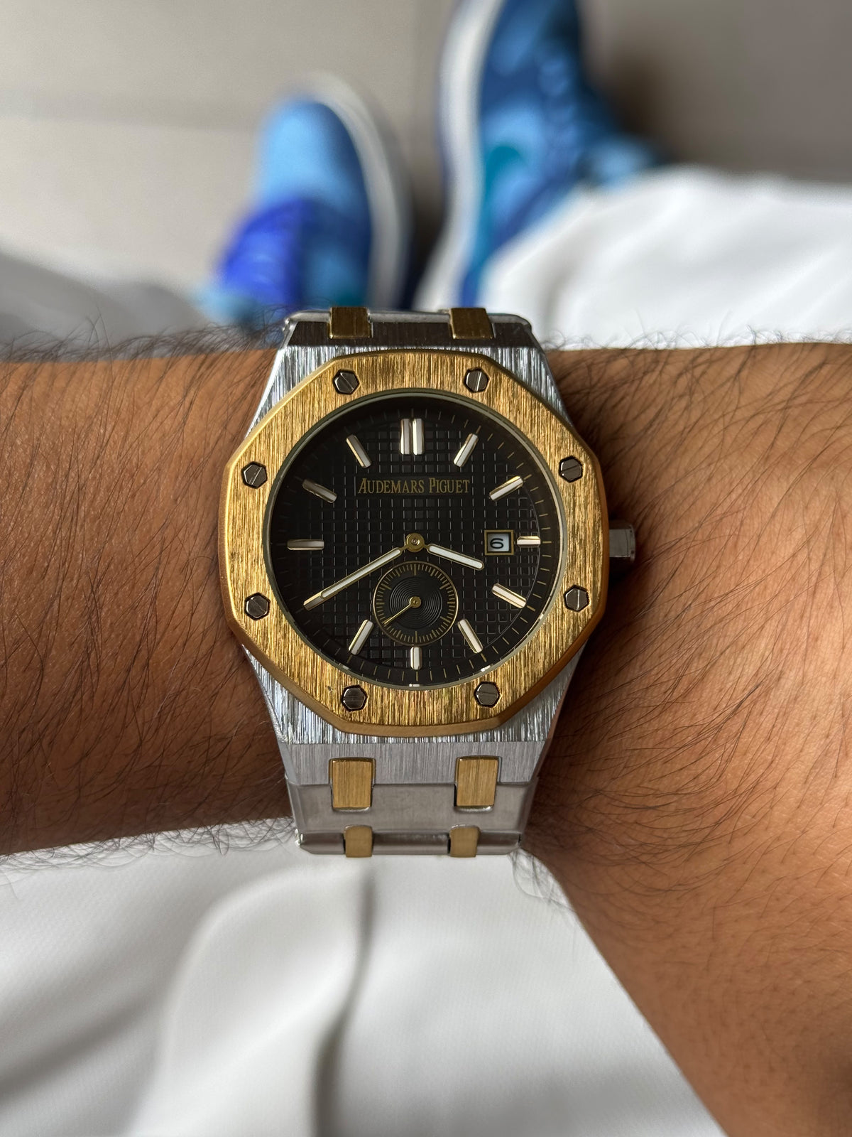 Admrs Royale Metalico Bicolor Dorado Tablero negro