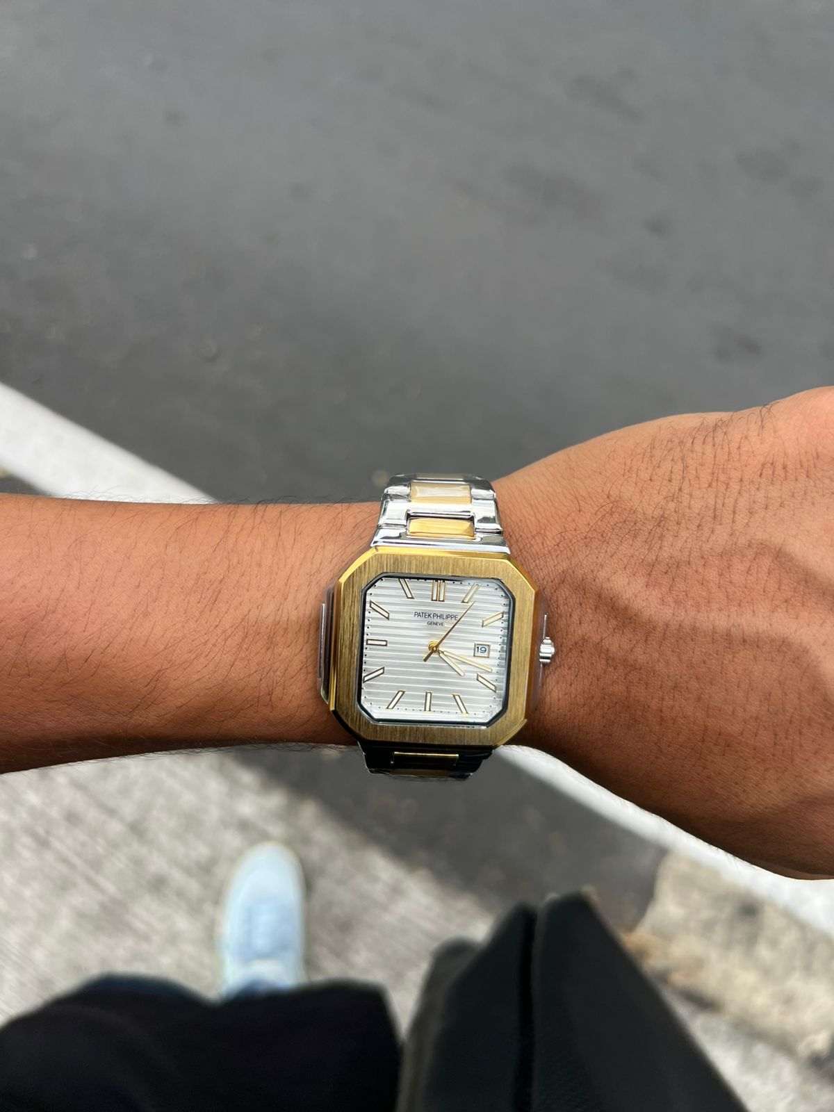Ptk New Bicolor Dorado Tablero Plateado