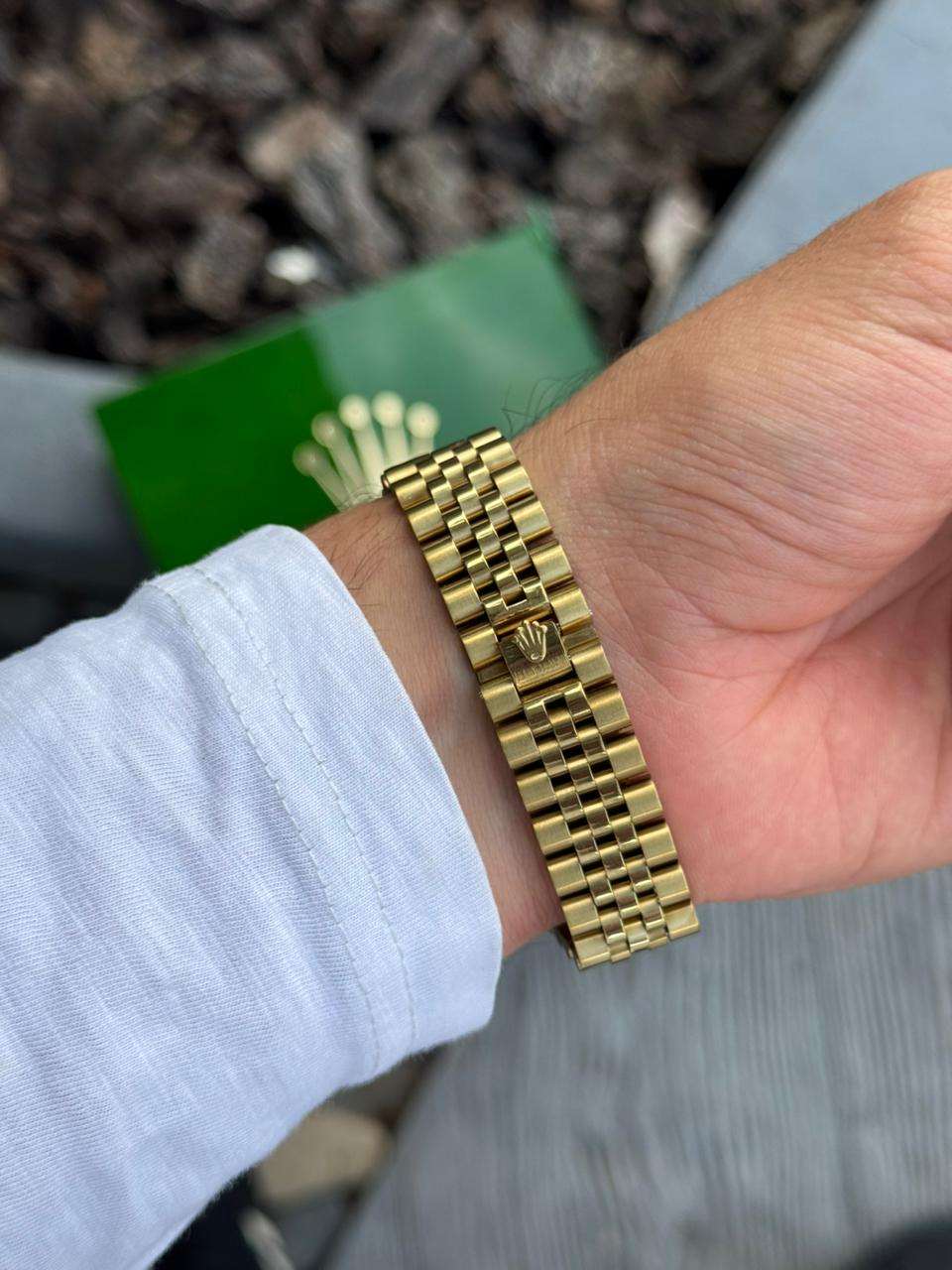 Rlx RSP Texturizado Dorado Tablero Plateado
