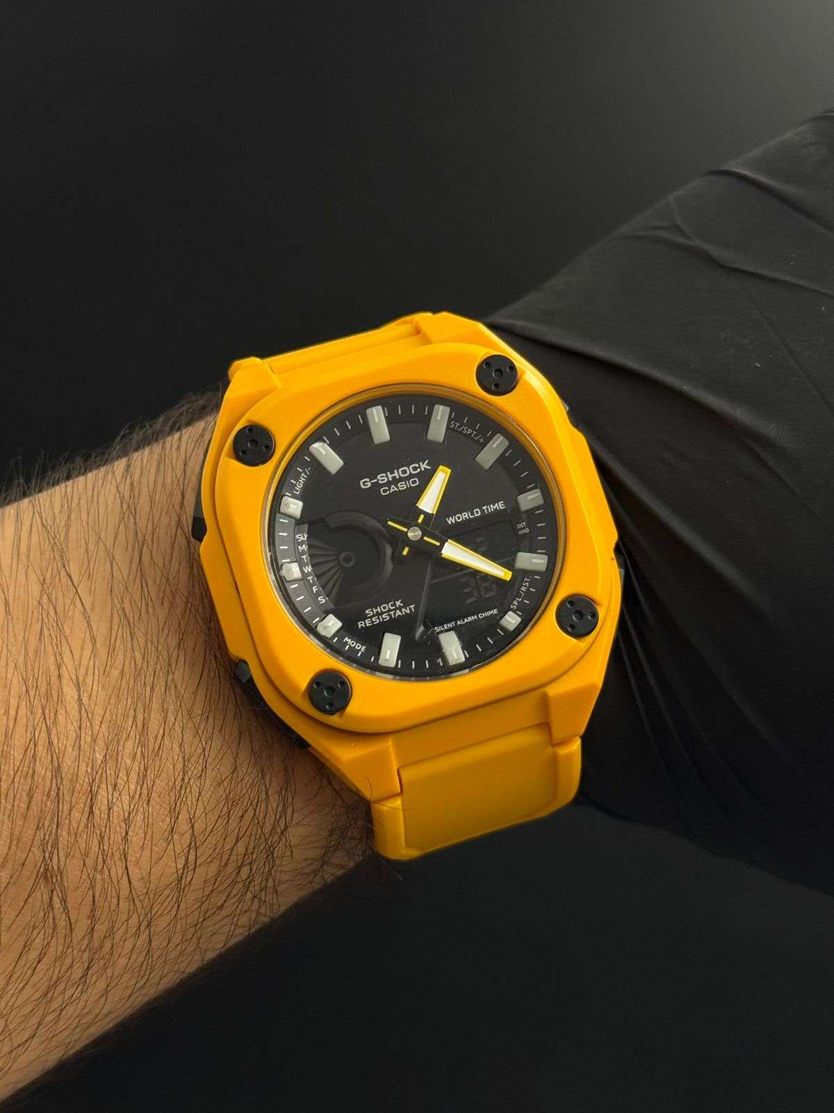 G-shck Mudman Amarillo Tablero Negro