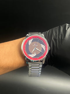 Tmmy Plateado Tablero Negro Dorado Rojo
