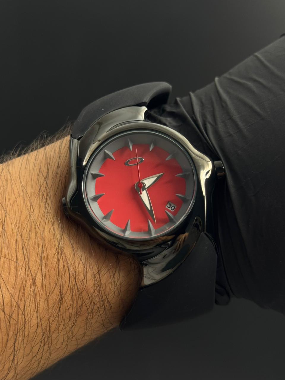 Okl Goma Negra Tablero Rojo Negro