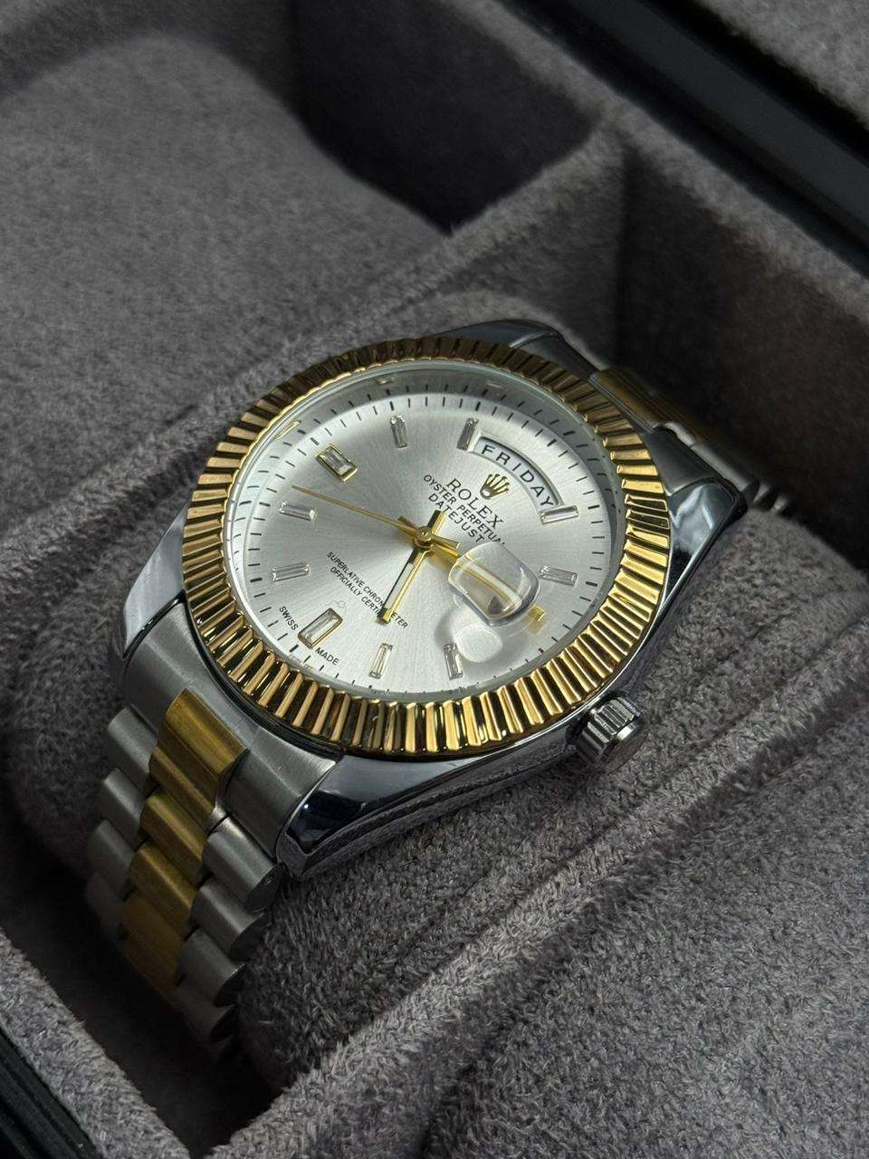 Rlx RSP Bicolor Dorado Tablero Plateado