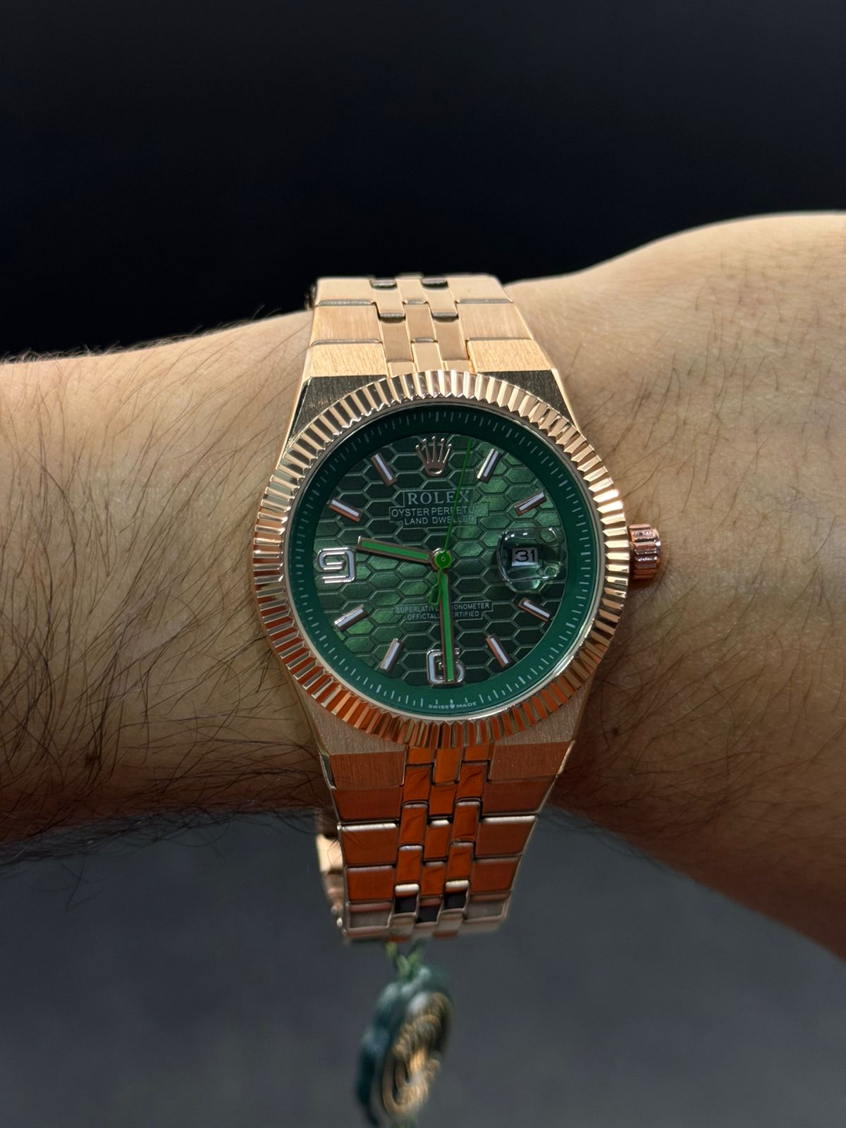 Rlx Lx Oro Rosa Tablero Verde
