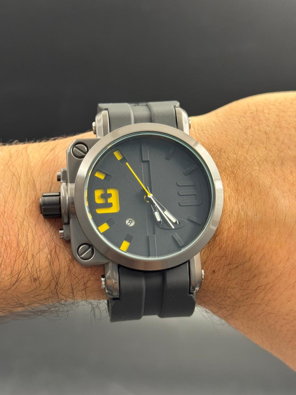 Okl 2026 Goma Negra Tablero Negro Amarillo