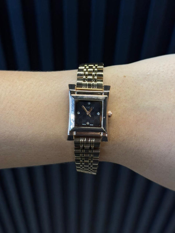 Gcci Mujer New Oro Rosa Tablero Negro