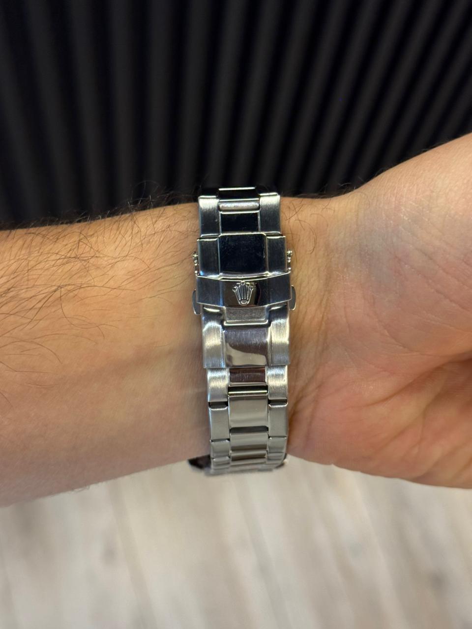 Rlx 2026 Submariner Plateado Tablero Blanco Negro