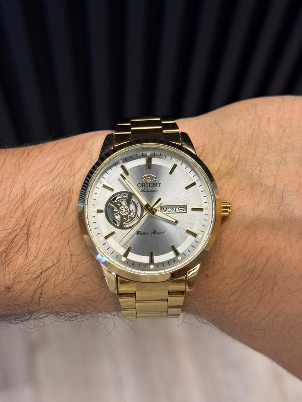 Ornt Análogo Dorado Tablero Plateado