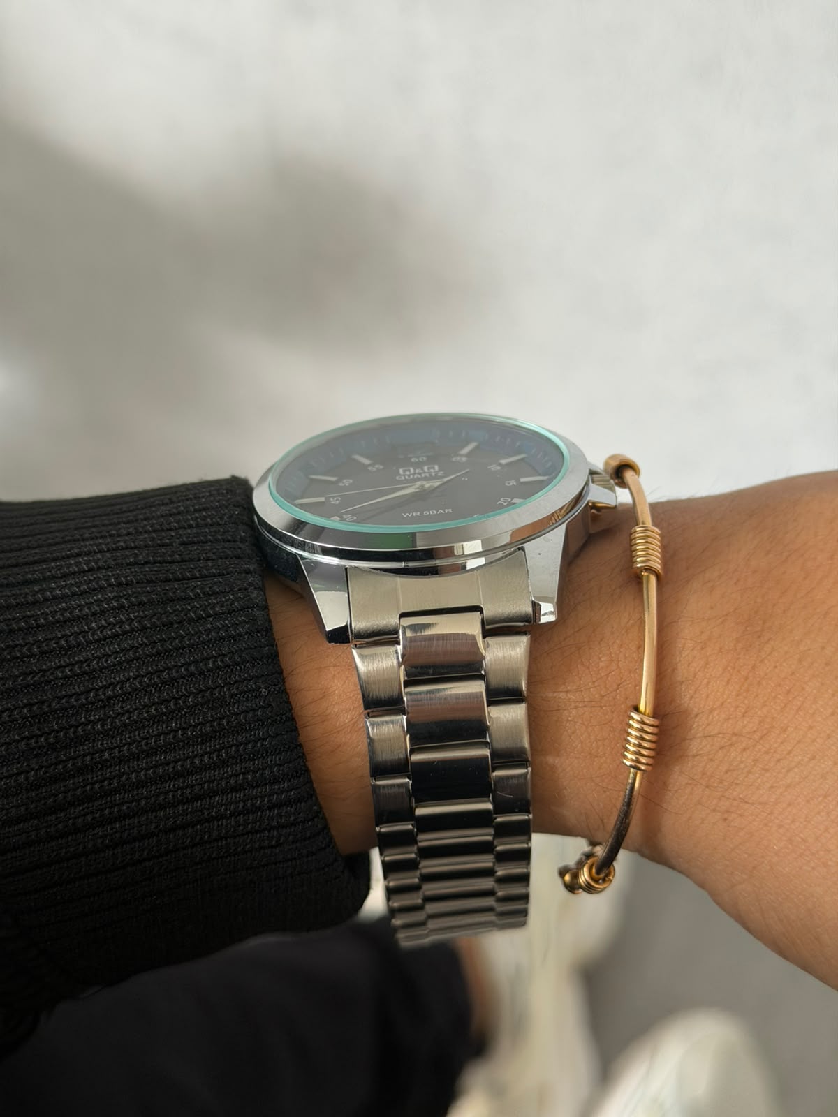 QYQ Q10 Plateado Tablero Azul