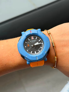 G-shck 066 Naranja Tablero Negro Azul