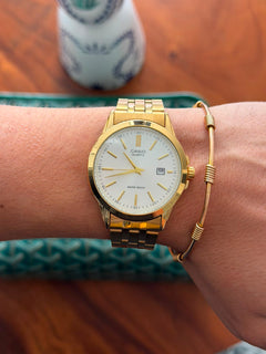 Cso Clasico Dorado Tablero Plateado