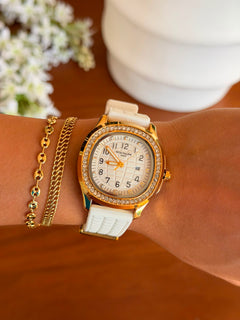 Ptk Mujer Circones 2026 Goma Blanca Tablero Blanco Dorado