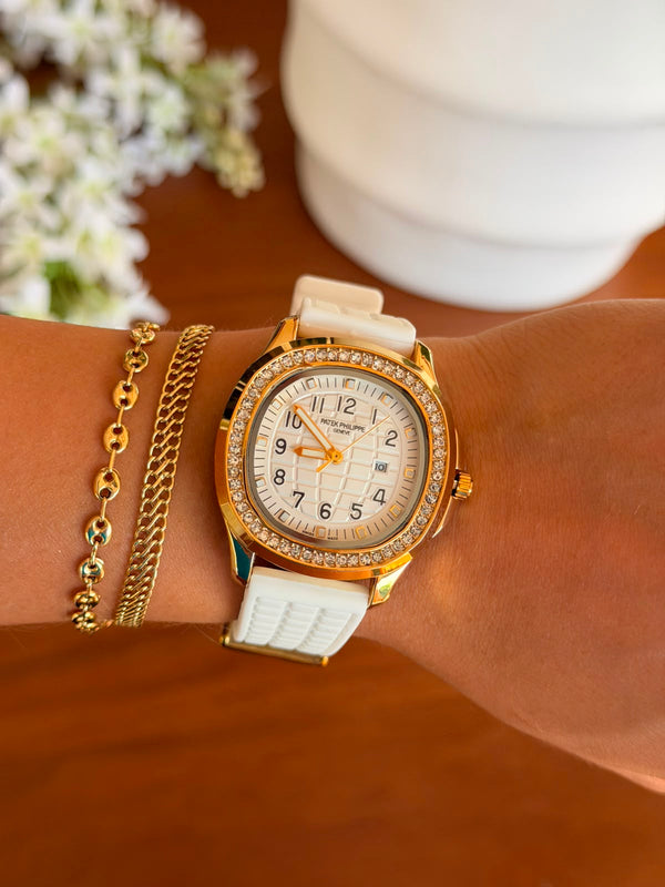 Ptk Mujer Circones 2026 Goma Blanca Tablero Blanco Dorado