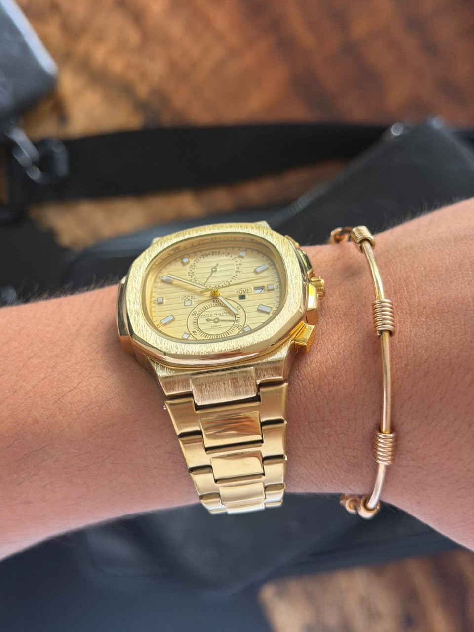 Ptk Crono Dorado Tablero Dorado