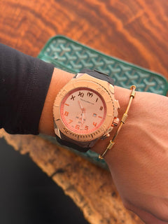 Tchmrn 1020 Negro Tablero Oro Rosa