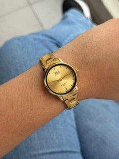 QYQ New Mujer Dorado Tablero Dorado