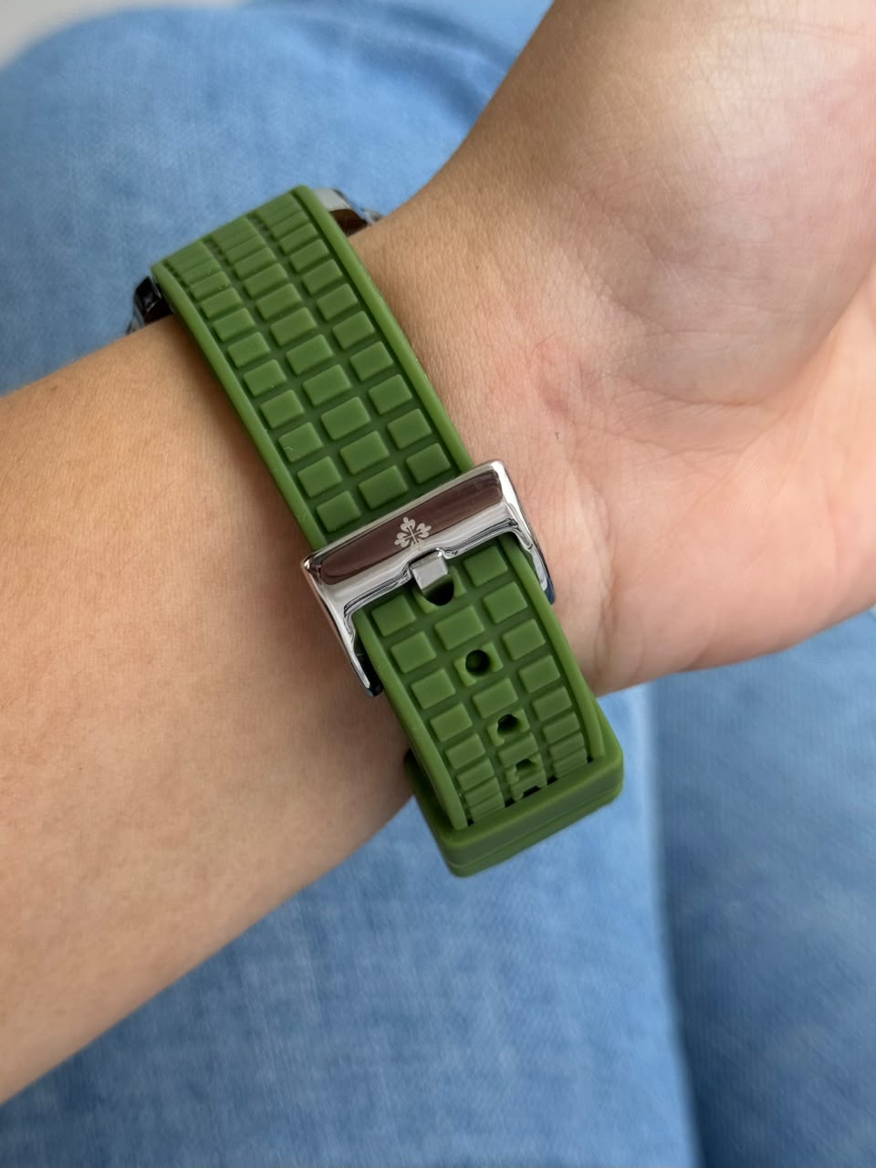 Ptk Mujer 2026 Goma Verde Tablero Verde Plateado