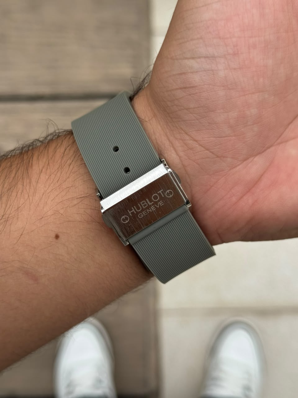 Hblt Meca Goma Gris Tablero Plateado