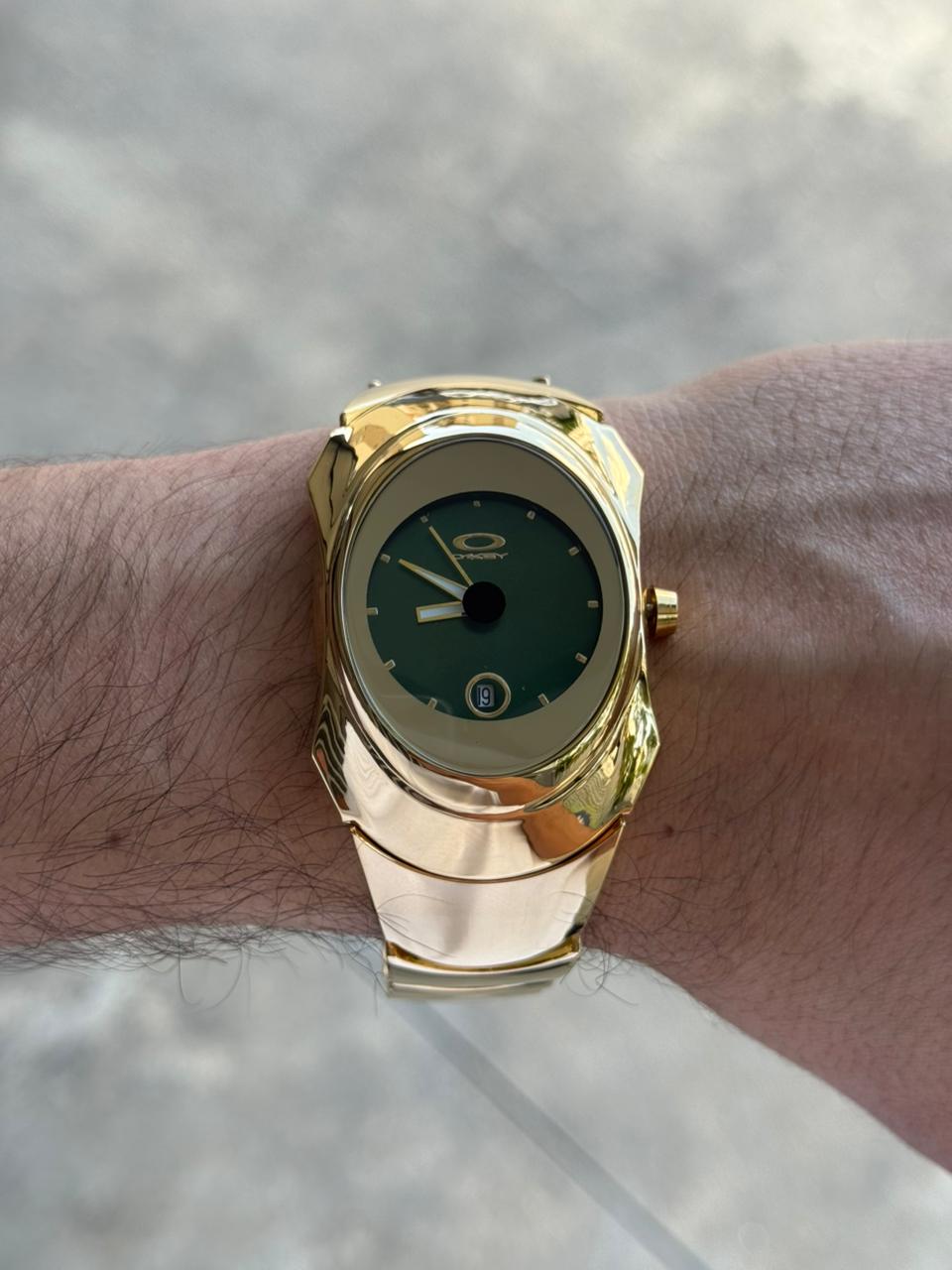 Okl Metalico Dorado Tablero Verde