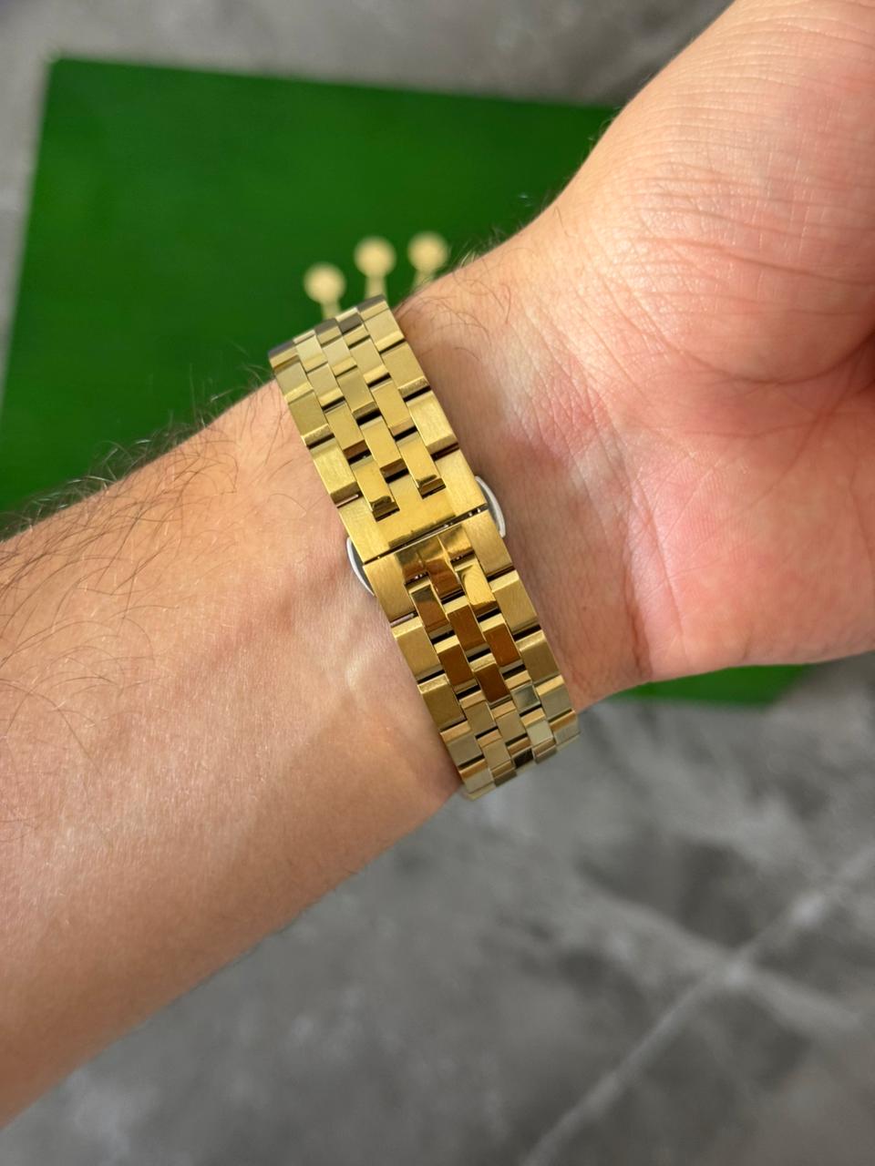 Rlx Oyster Luxe Dorado Tablero Dorado
