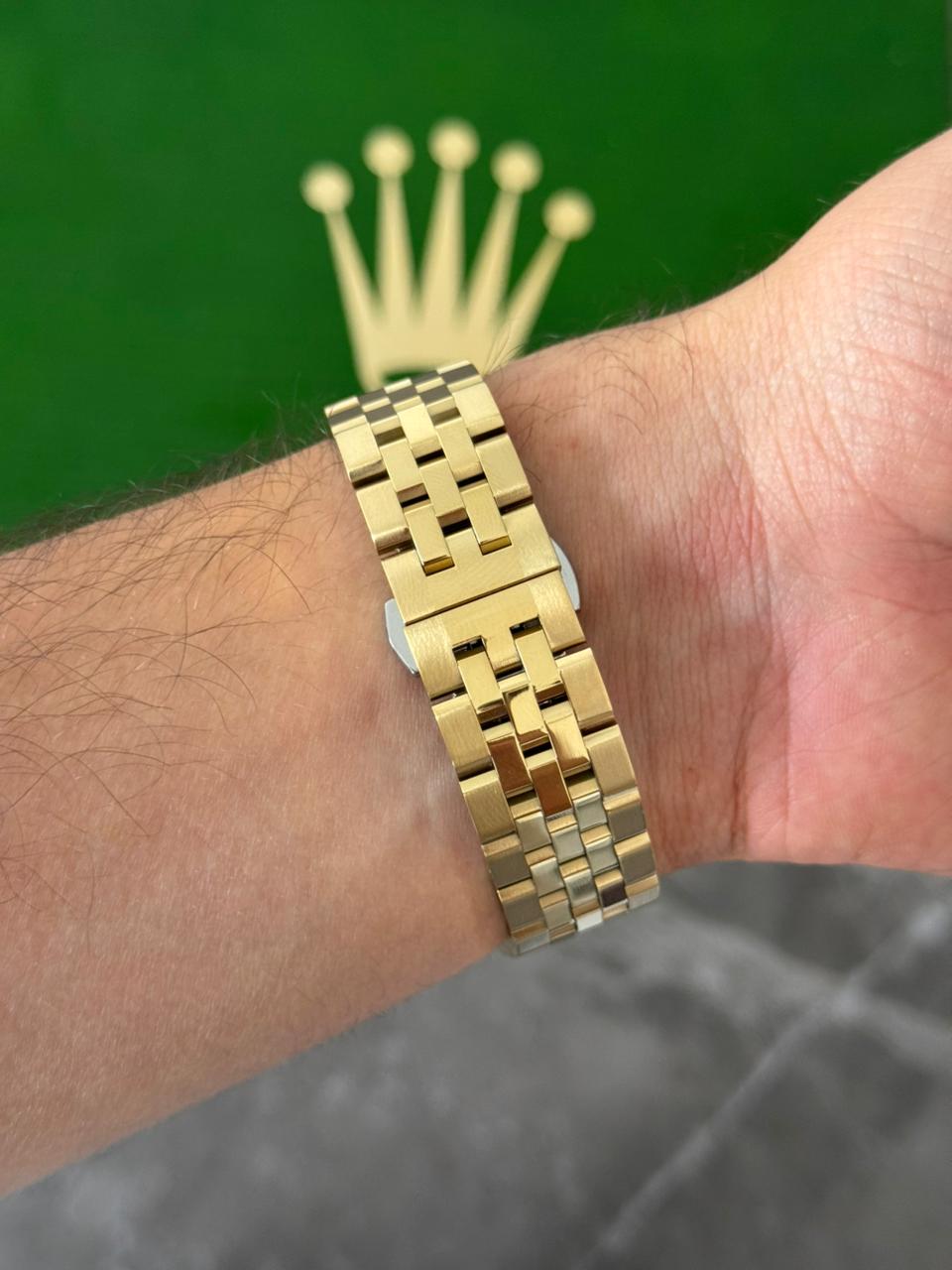 Rlx Lx Liso Dorado Tablero Plateado