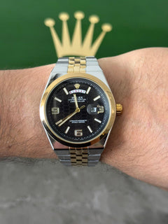 Rlx Lx Liso Bicolor Dorado Tablero Negro