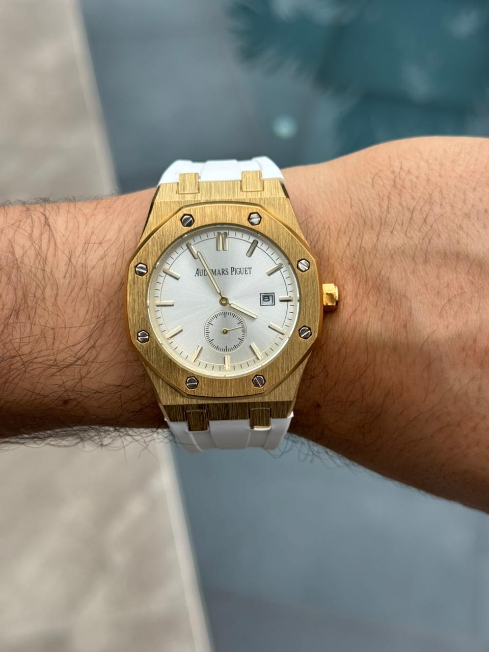 Admrs 2026 Goma Blanca Tablero Plateado Dorado