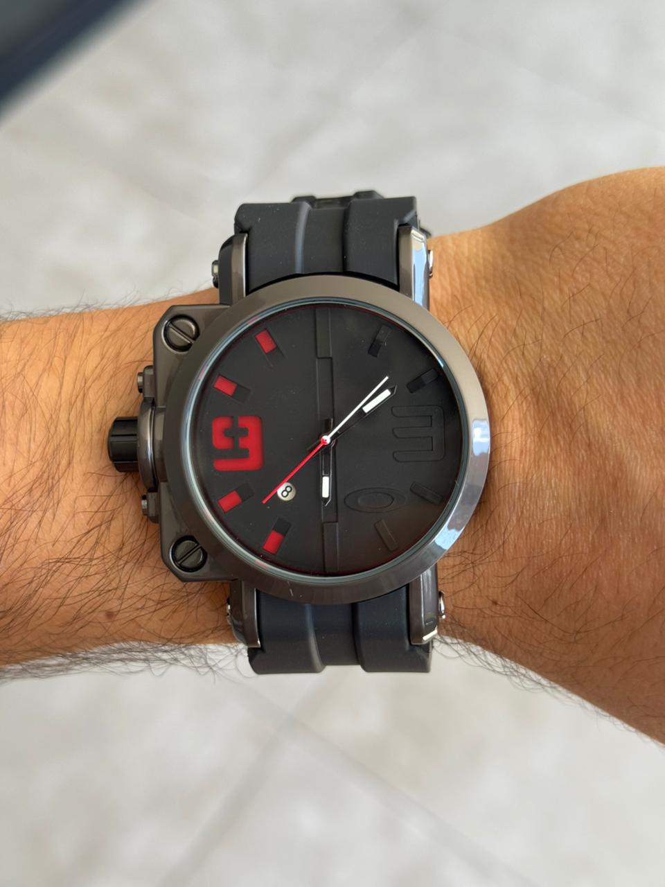 Okl 2026 Goma Negra Tablero Negro Rojo