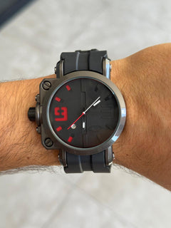 Okl 2026 Goma Negra Tablero Negro Rojo