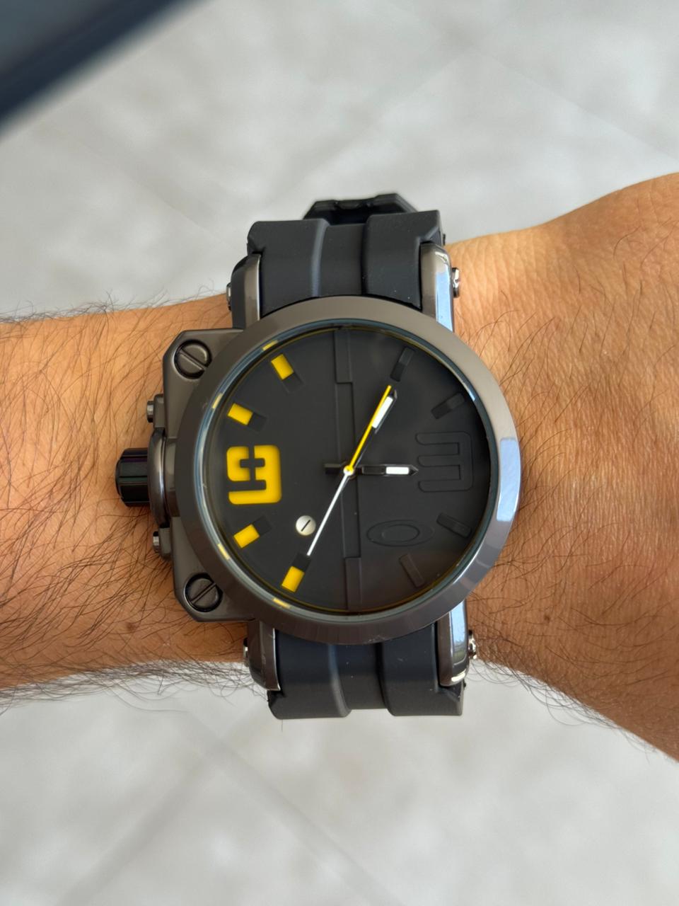 Okl 2026 Goma Negra Tablero Negro Amarillo