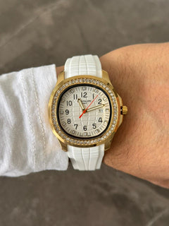 Ptk Circones Goma Blanca Tablero Blanco Dorado