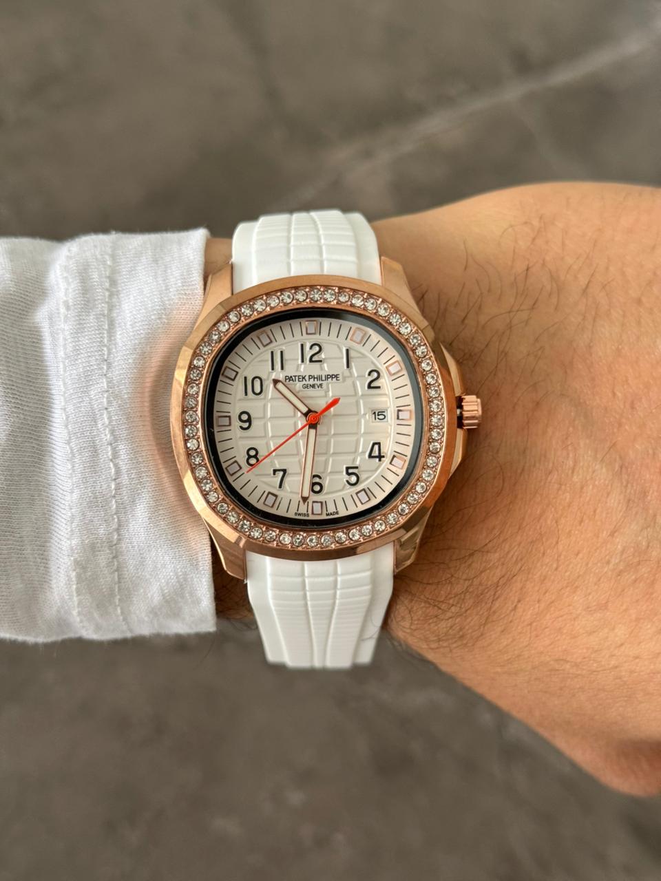 Ptk Circones Goma Blanca Tablero Blanco Oro Rosa