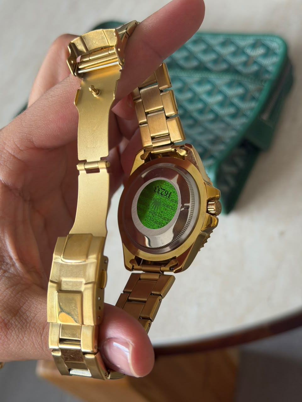 Rlx 2026 Submariner Dorado Tablero Dorado Negro