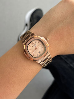 Ptk Mujer Oro Rosa Tablero Oro Rosa