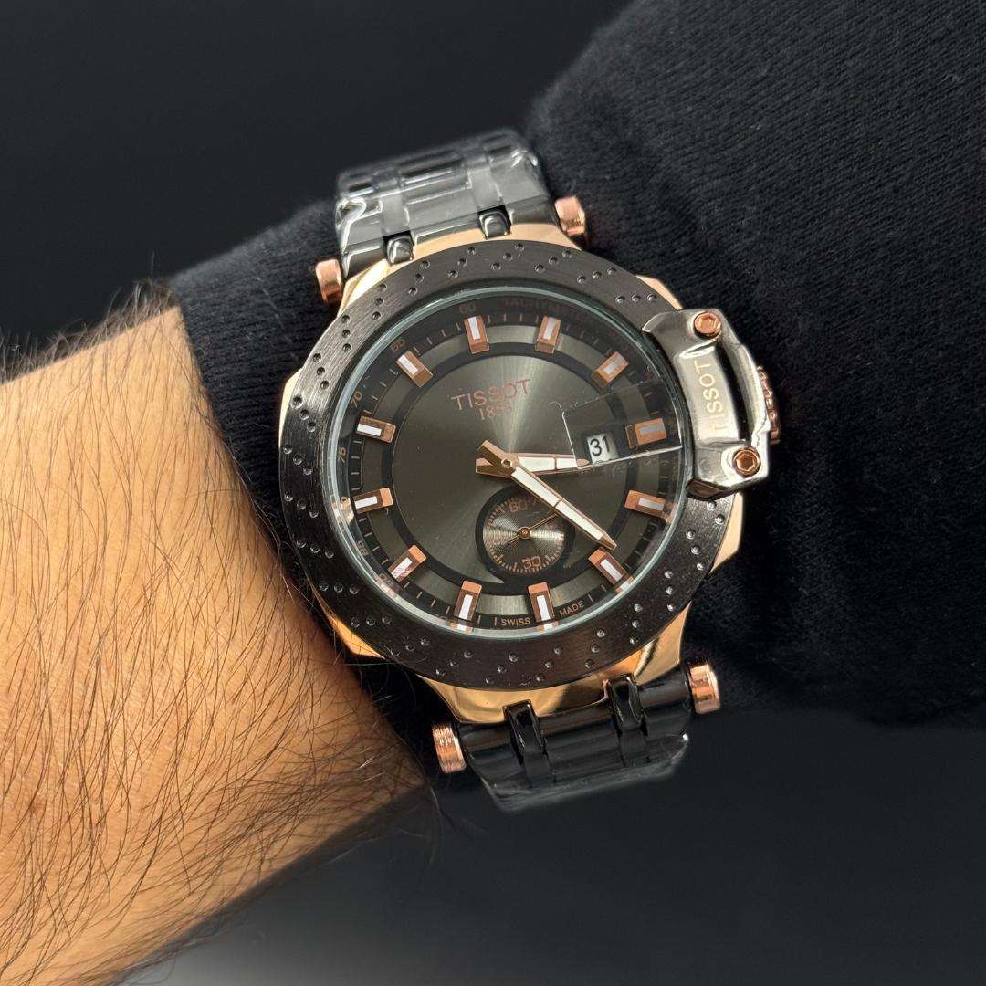Tsst Metal Negro Tablero Negro-Oro Rosa