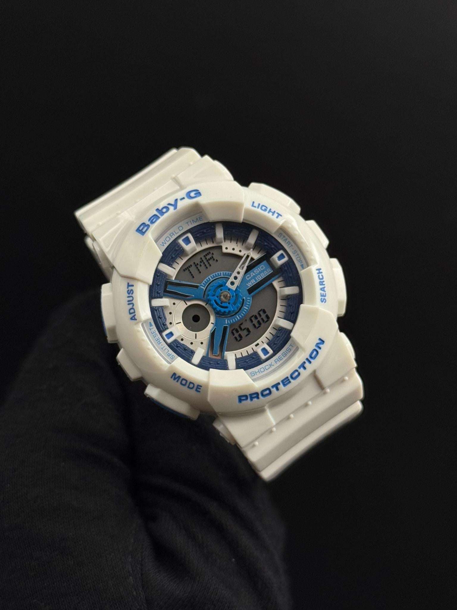 Bby-g BG110 Blanco Tablero Azul