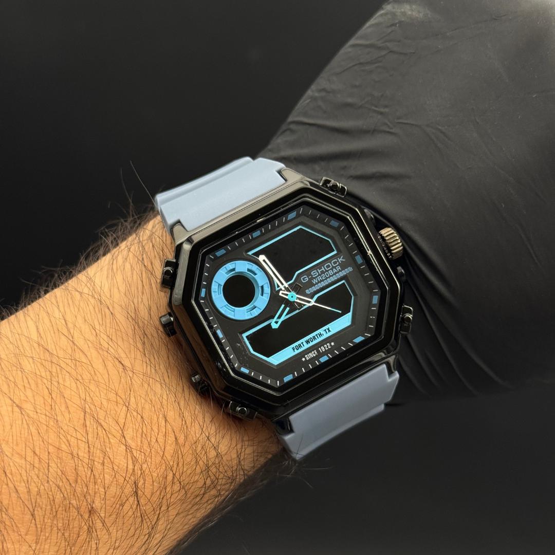 G-Shck Royale Gris Tablero Negro Azul