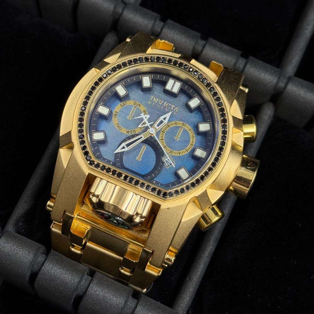 Invct Circones Dorado Tablero Celeste-Dorado