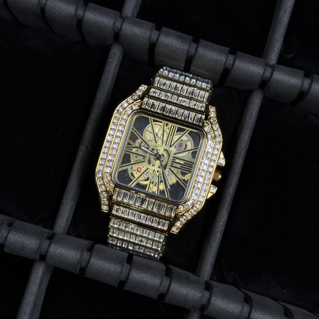 Crtr Santos Skeleton Metal Circones Dorado Tablero Dorado - Negro