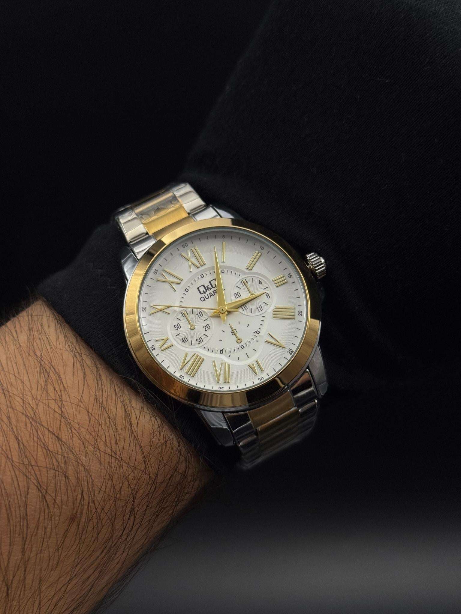 QYQ Roman Bicolor Dorado Tablero Blanco