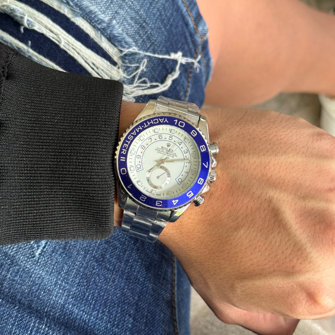 Rlx Perpetual Plateado Tablero Blanco - Azul